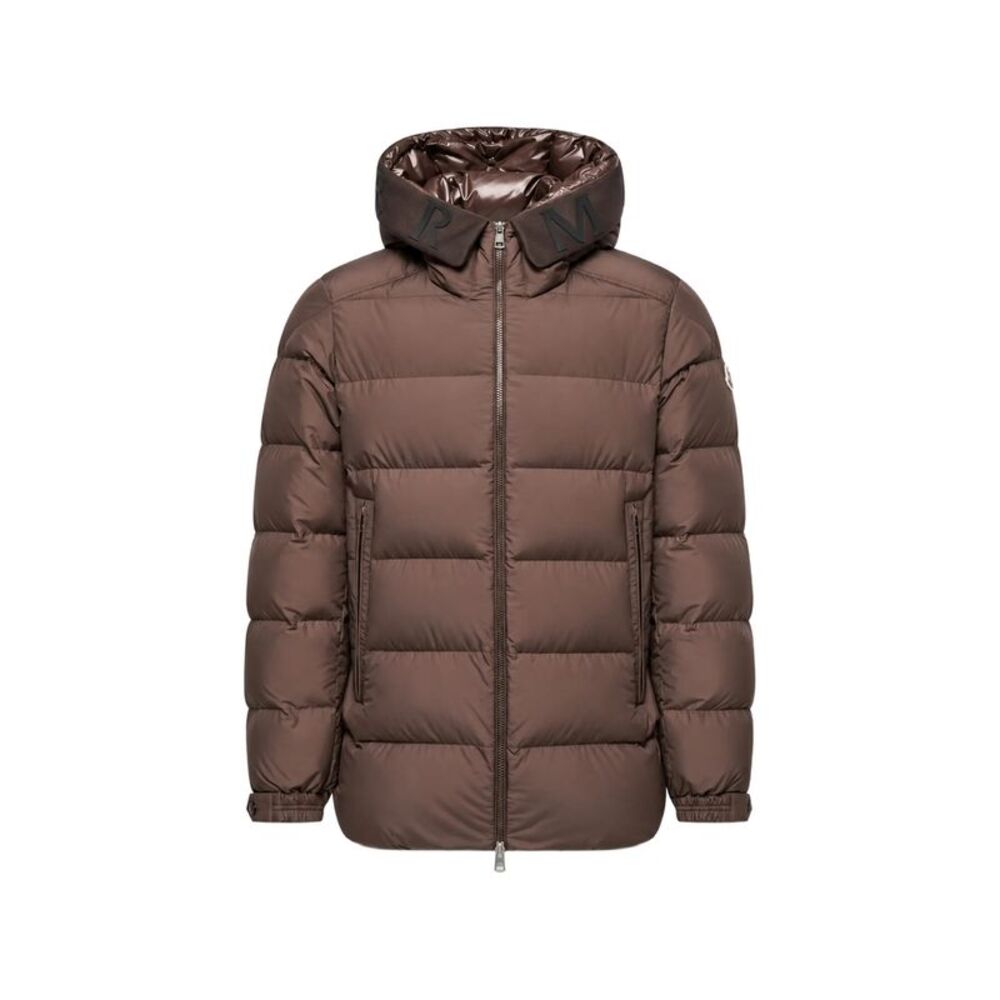 Moncler Brown Jackets - Padded & Down Jackets Men
